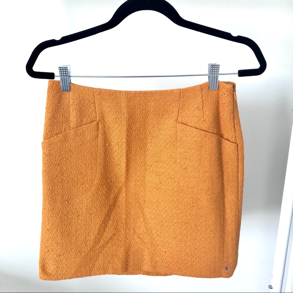 NWOT The Limited Mustard Skirt